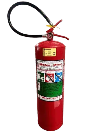 Extintor de Água certificado INMETRO para proteção contra incêndio